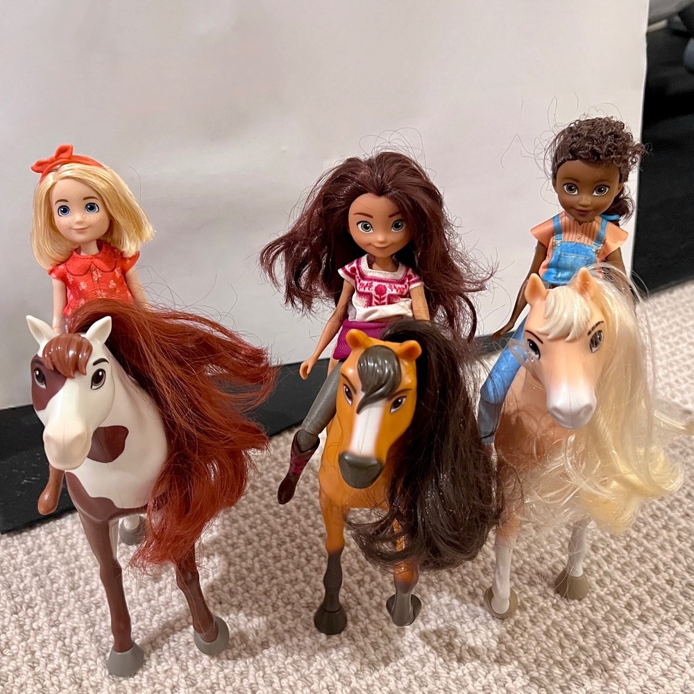 Spirit Riding Free Doll & Horse Collection Set (Mattel)